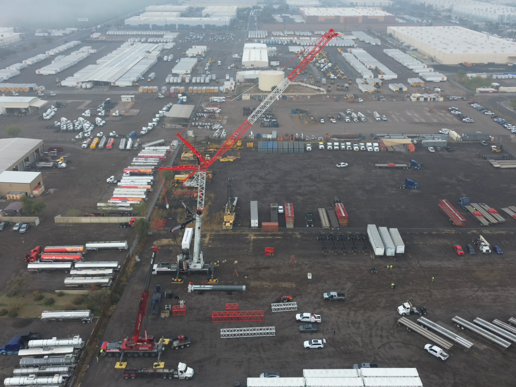 Introducing the Liebherr LTM 16508.1 Smiley Crane Service Crane