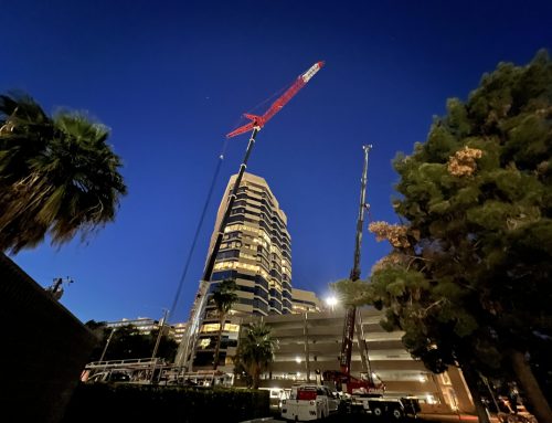 Crane Work at 2800 N Central